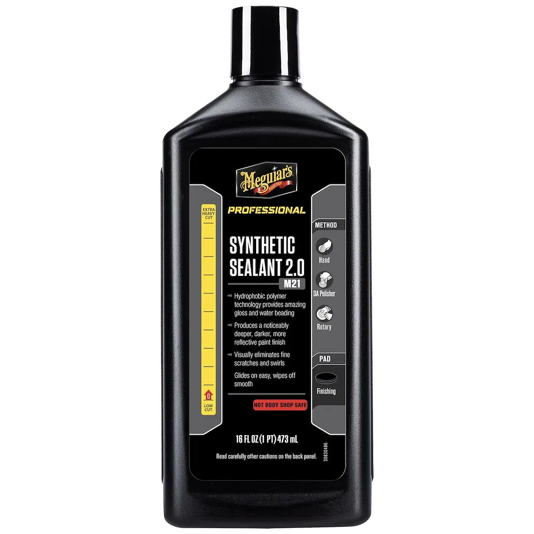 M2116 – MEGUIARS WAX Car Wax, Liquid 16 Ounce Bottle Synthetic Sealant